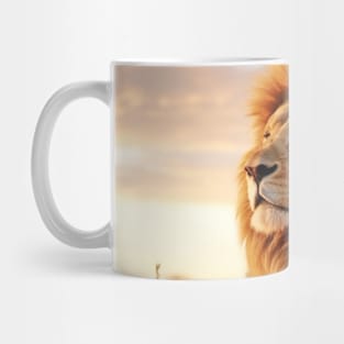 Lion Animal Nature Majestic Wilderness Mug